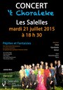 Affiche 't Choraleke - Les Salelles 2015