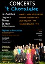 Affiche 't Choraleke - tournée Ardeche 2015